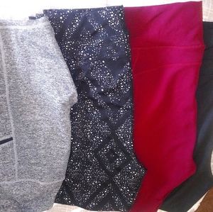 3 Popfit Leggings + Shorts